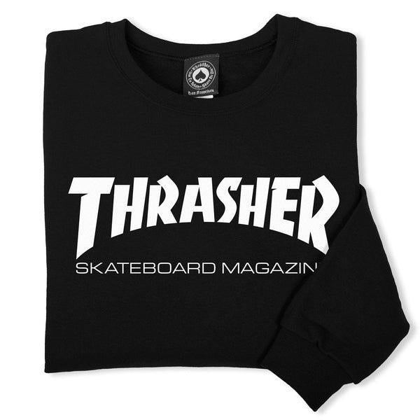 Thrasher Skate Mag Crewneck Black-Black Sheep Skate Shop
