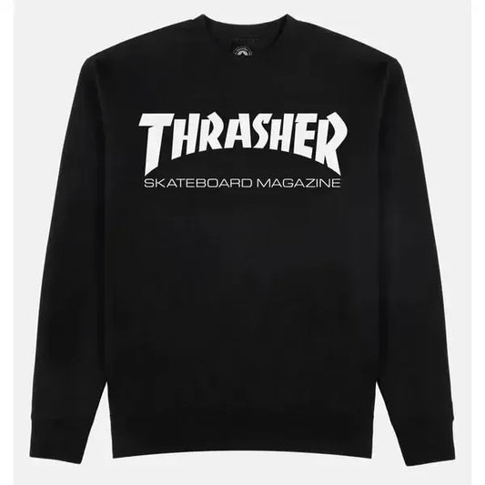 Thrasher Skate Mag Crewneck Black-Black Sheep Skate Shop