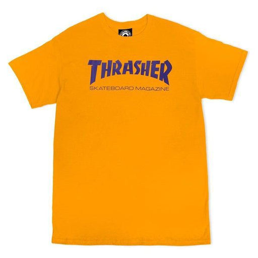 Thrasher Skate Mag Logo T-Shirt Gold Purple-Black Sheep Skate Shop