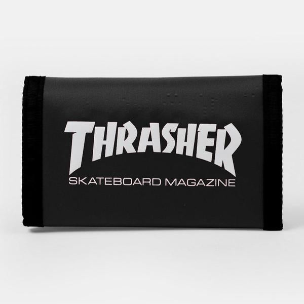 Thrasher Skate Mag Nylon Wallet Black - White-Black Sheep Skate Shop
