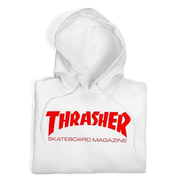 Thrasher Skate Mag Pullover Hoody White Red-Black Sheep Skate Shop