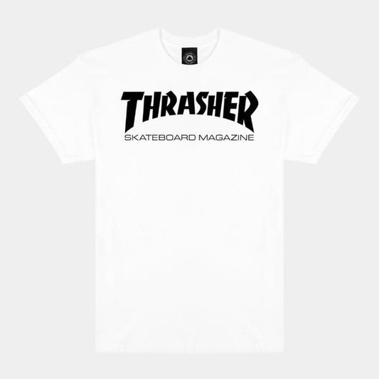 Thrasher Skate Mag T-Shirt White-Black Sheep Skate Shop
