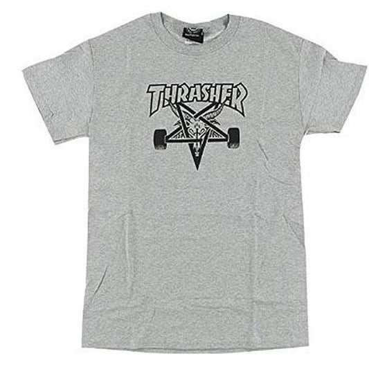 Thrasher SkateGoat T-Shirt Grey-Black Sheep Skate Shop
