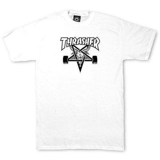 Thrasher SkateGoat T-Shirt White-Black Sheep Skate Shop
