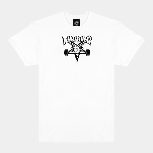Thrasher SkateGoat T-Shirt White-Black Sheep Skate Shop