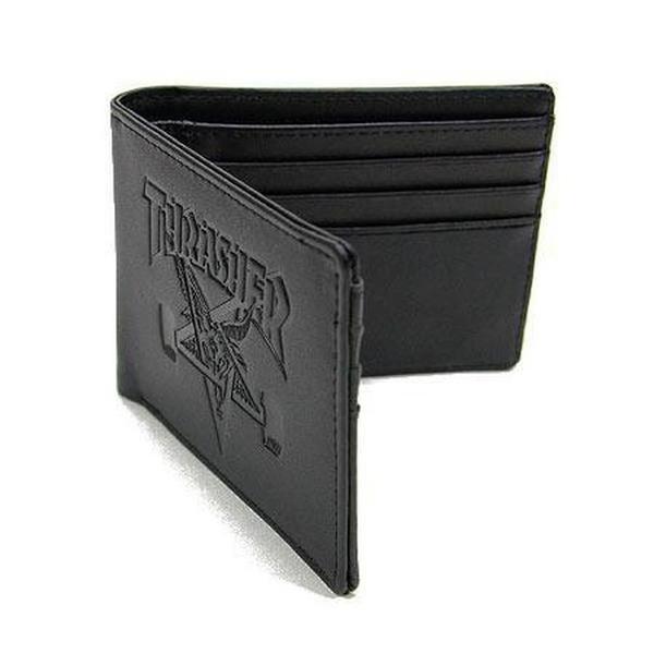 Thrasher Skategoat Leather Wallet Black-Black Sheep Skate Shop