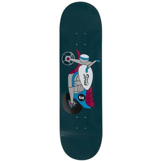 Tired Skateboards Moto Sports Deck 8.25"-Black Sheep Skate Shop