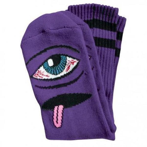 Toy Machine Bloodshot Sock Purple-Black Sheep Skate Shop