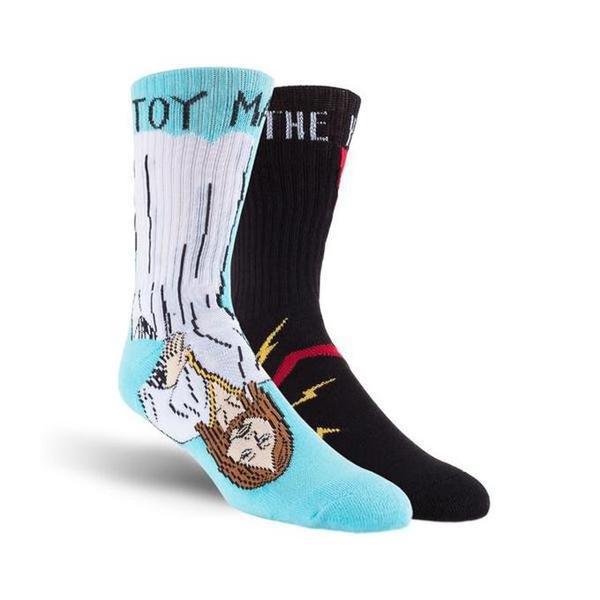 Toy Machine Bury The Hatchet Crew Sock Black - Blue-Black Sheep Skate Shop