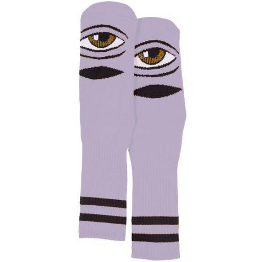 Toy Machine Sect Eye Crew Socks Lavender-Black Sheep Skate Shop