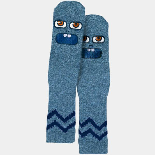 Toy Machine Skateboards Betard Crew Sock Blue Heather-Black Sheep Skate Shop