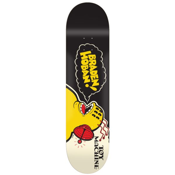 Toy Machine Skateboards Braden Hoban Toons Deck 8.25"-Black Sheep Skate Shop