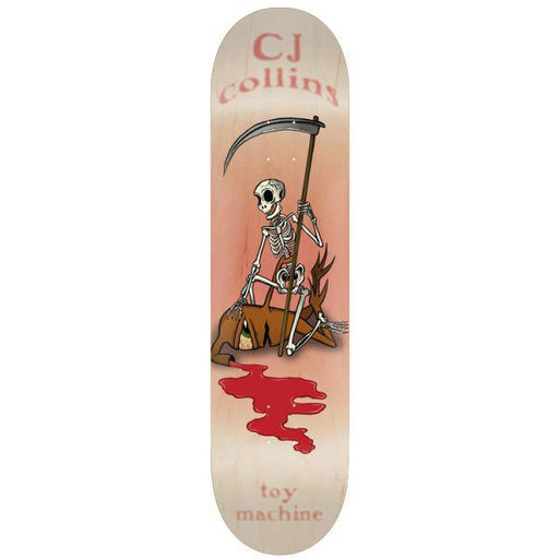 Toy Machine Skateboards CJ Collins Reaper Deck 8.25"-Black Sheep Skate Shop