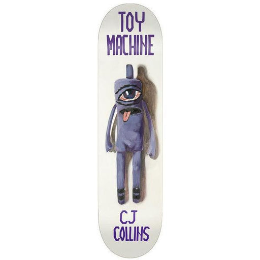 Toy Machine Skateboards CJ Collins Sock Doll Deck 7.75"-Black Sheep Skate Shop