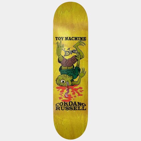 Toy Machine Skateboards Cordano Russell Crash Deck 8.5"-Black Sheep Skate Shop