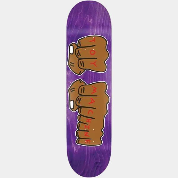 Toy Machine Skateboards Fists Deck 8.25" Black-Black Sheep Skate Shop