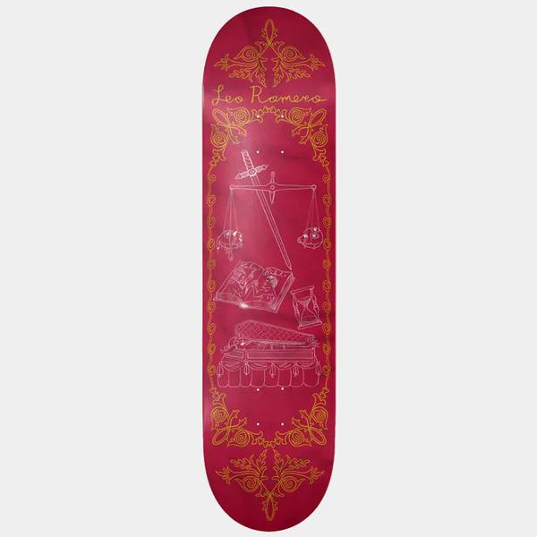 Toy Machine Skateboards Leo Romero Death Banner Deck 8.5"-Black Sheep Skate Shop
