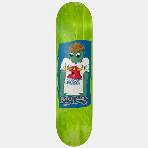 Toy Machine Skateboards Myles Willard Turtle Shirt Deck 8.25"-Black Sheep Skate Shop