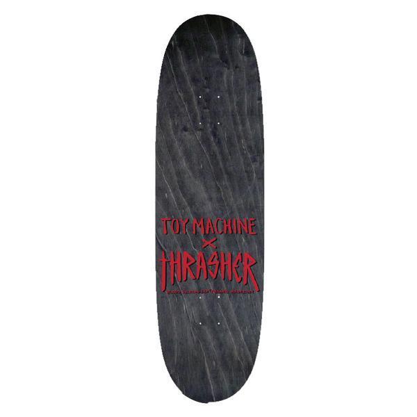Toy Machine Skateboards x Thrasher Magazine Bury The Hatchet Deck 8.88"-Black Sheep Skate Shop