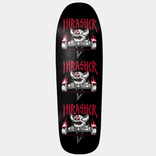 Toy Machine Skateboards x Thrasher Magazine Monster-Gram Deck 9.5"-Black Sheep Skate Shop