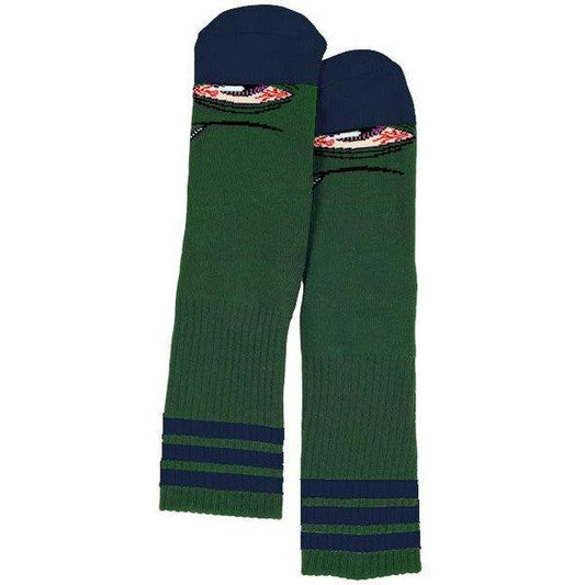 Toy Machine Stoner Crew Sock Forest - Blue-Black Sheep Skate Shop