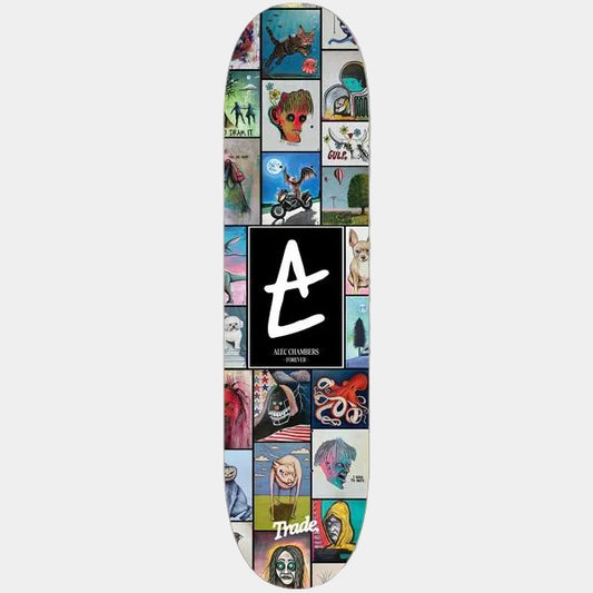 Trade Skateboarding Alec Chambers Forever Tribute Deck 8.5"-Black Sheep Skate Shop