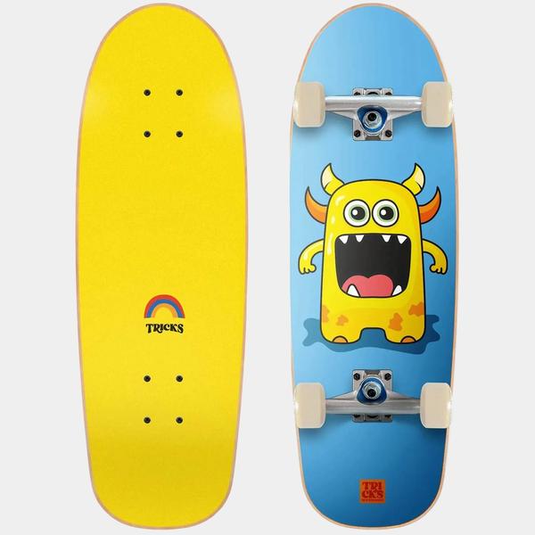 Tricks Skateboards Baby Monster Soft Top Mini Complete 8.25"-Black Sheep Skate Shop