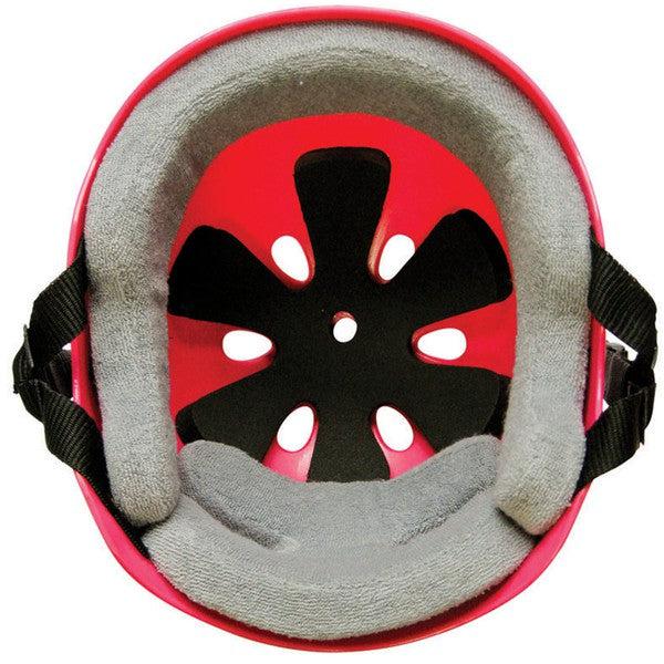 Triple Eight T8 Sweatsaver Helmet Matte Black Rubber - Red-Black Sheep Skate Shop