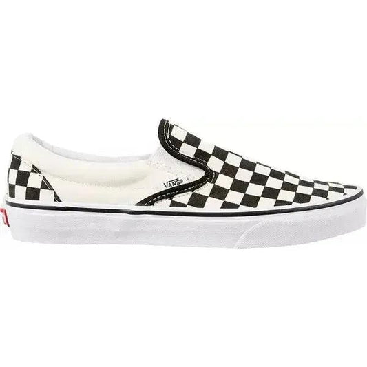 Vans Classic Slip On Black - White - Checkerboard-Black Sheep Skate Shop