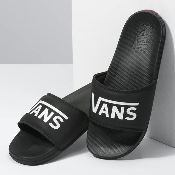 Vans La Costa Slide-On Sandals Black-Black Sheep Skate Shop