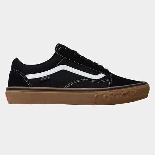 Vans Old Skool Pro Skate Shoes Black - Gum - White-Black Sheep Skate Shop