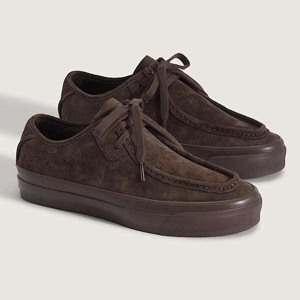 Vans Premium LX SF Moc Low Shoe Dark Brown-Black Sheep Skate Shop