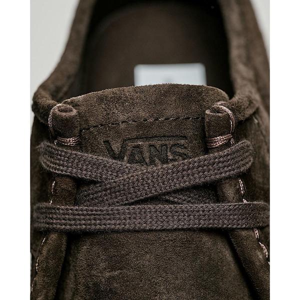 Vans Premium LX SF Moc Low Shoe Dark Brown-Black Sheep Skate Shop
