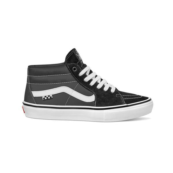 Vans Skate Grosso Sk8 Mid - Black/White/Emo Leather-Black Sheep Skate Shop