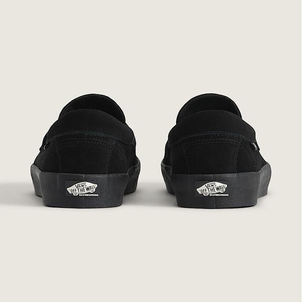 Vans Skate Loafer Shoe Suede Black - Black-Black Sheep Skate Shop
