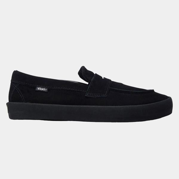 Vans Skate Loafer Shoe Suede Black - Black-Black Sheep Skate Shop