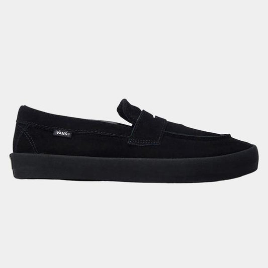 Vans Skate Loafer Shoe Suede Black - Black-Black Sheep Skate Shop