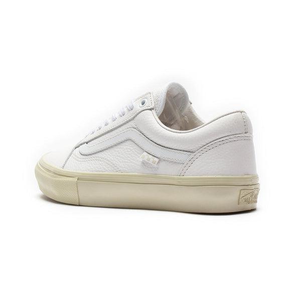 Vans on sale white leather