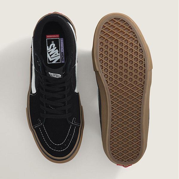 Vans Skate SK8-Hi Black - Gum - White-Black Sheep Skate Shop
