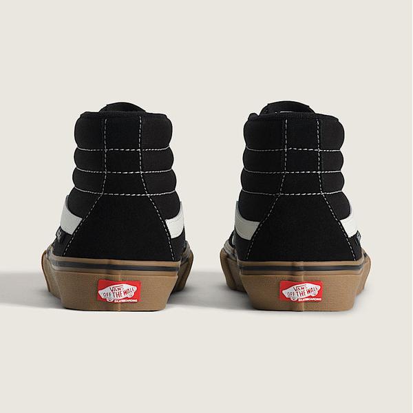 Vans Skate SK8-Hi Black - Gum - White-Black Sheep Skate Shop