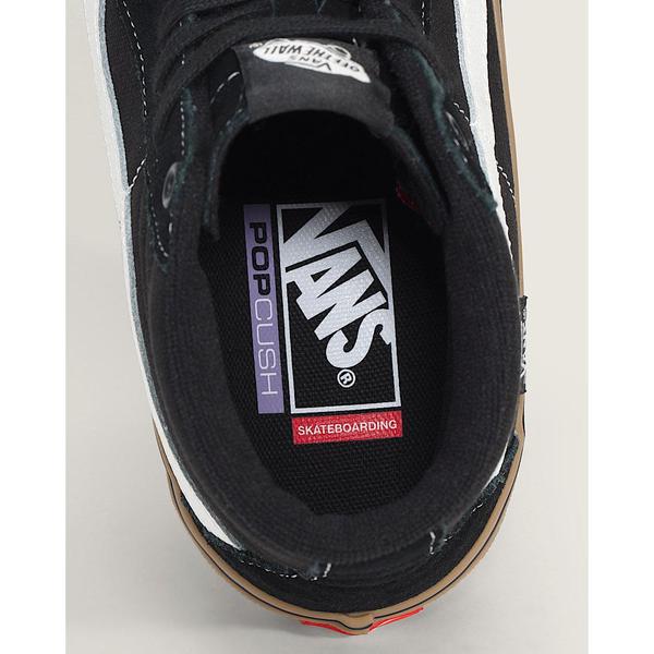 Vans Skate SK8-Hi Black - Gum - White-Black Sheep Skate Shop