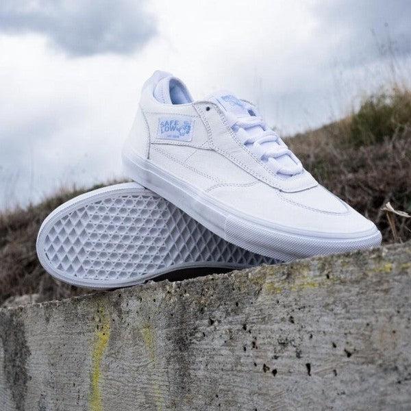 Vans skate cheap low white