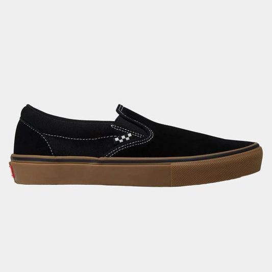 Vans Skate Slip On Black - Gum - White-Black Sheep Skate Shop