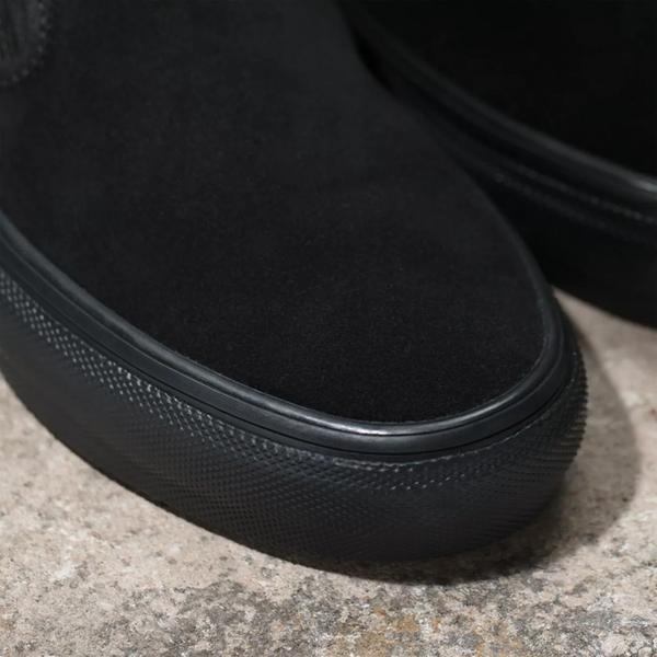 Vans Skate Slip-On Black Suede - Black-Black Sheep Skate Shop