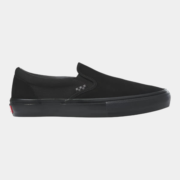 Vans Skate Slip-On Black Suede - Black-Black Sheep Skate Shop