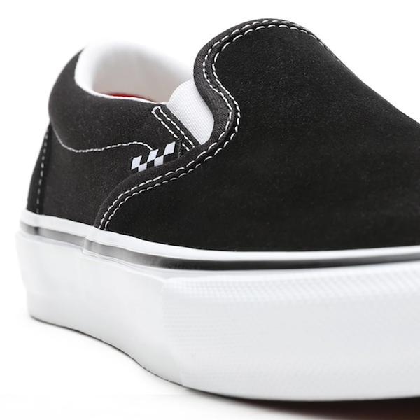 Vans Skate Slip On Black - White — Black Sheep Skate Shop