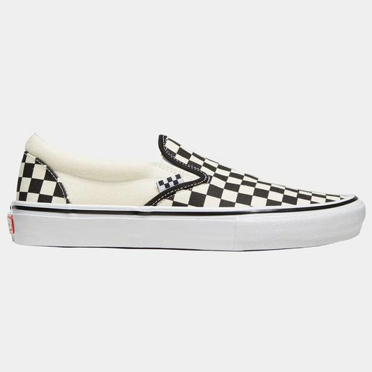 Vans Skate Slip On Checkerboard Black - Off White-Black Sheep Skate Shop