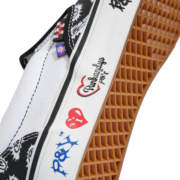 Vans x PUNKANDYO Skate Slip On Black - White-Black Sheep Skate Shop