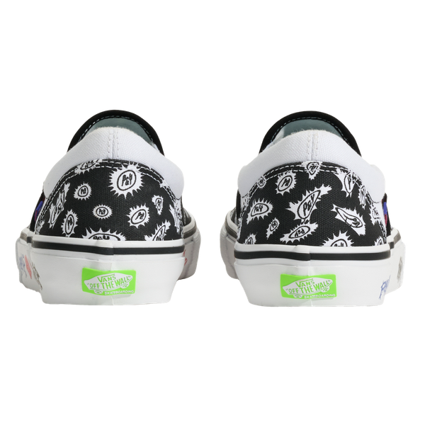 Vans x PUNKANDYO Skate Slip On Black - White-Black Sheep Skate Shop