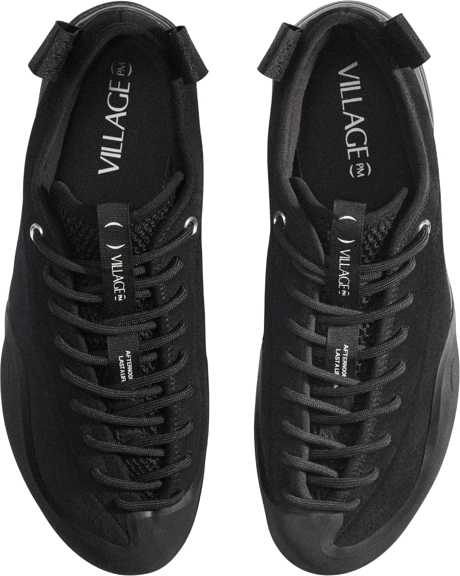 Village PM 1PM Skate Shoe Black - Natural Black-Black Sheep Skate Shop